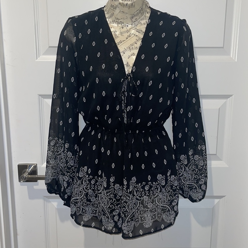 Black&White Romper
